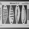 3 Inch Mylar Minnow Stencil