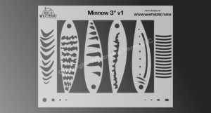 Crayfish v4 Fishing Lure Airbrush Stencil – Whitmore Farm