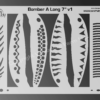 Bomber A Long Fishing Lure Airbrush Stencil