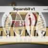 Squarebill Fishing Lure Airbrush Stencil v1