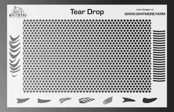 Full Teardrop Mesh Stencil