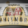 Crayfish v1 fishing lure airbrush stencil
