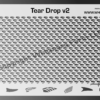 Full Teardrop Mesh Stencil v2