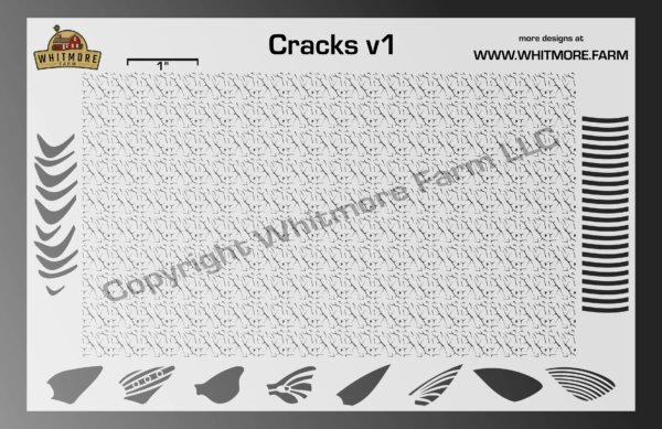 Cracks v1 Mesh Stencil