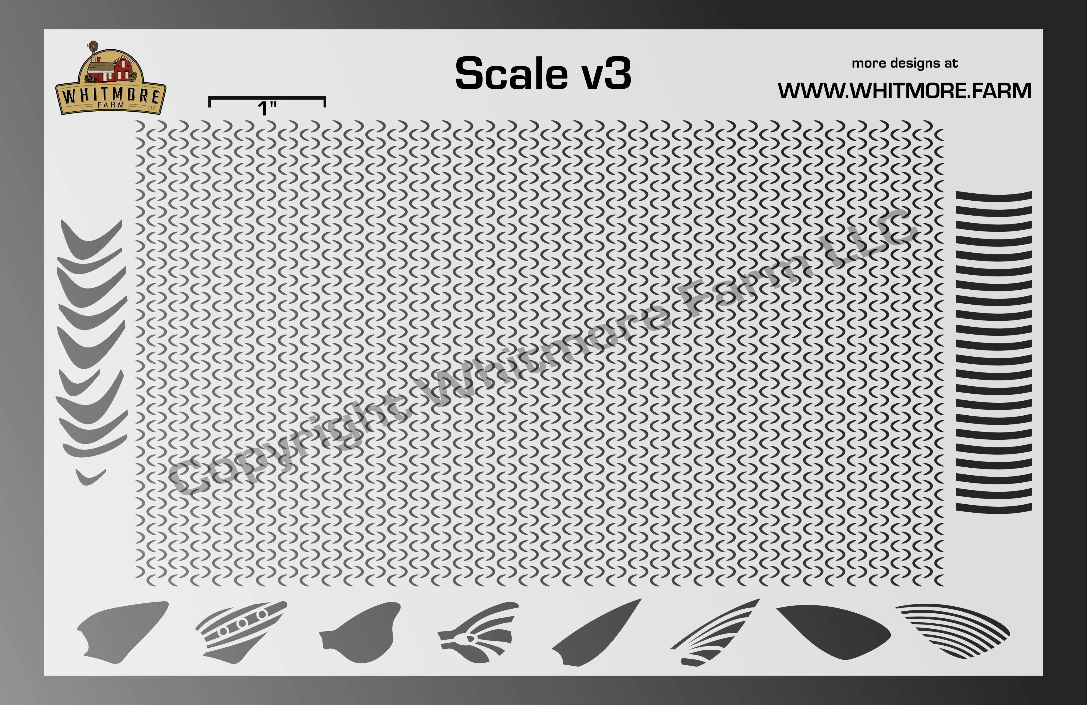 Scale v3 Mesh Stencil