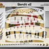 Bandit v2 Fishing Lure Airbrush Stencil
