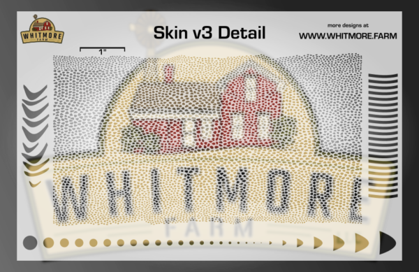 Skin v3 Fine Detail Mesh Fishing Lure Airbrush Stencil