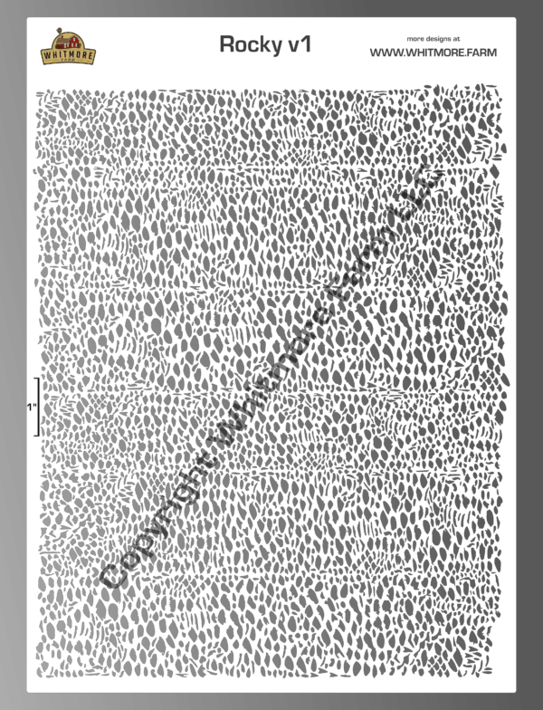 Rocky v1 stencil large format