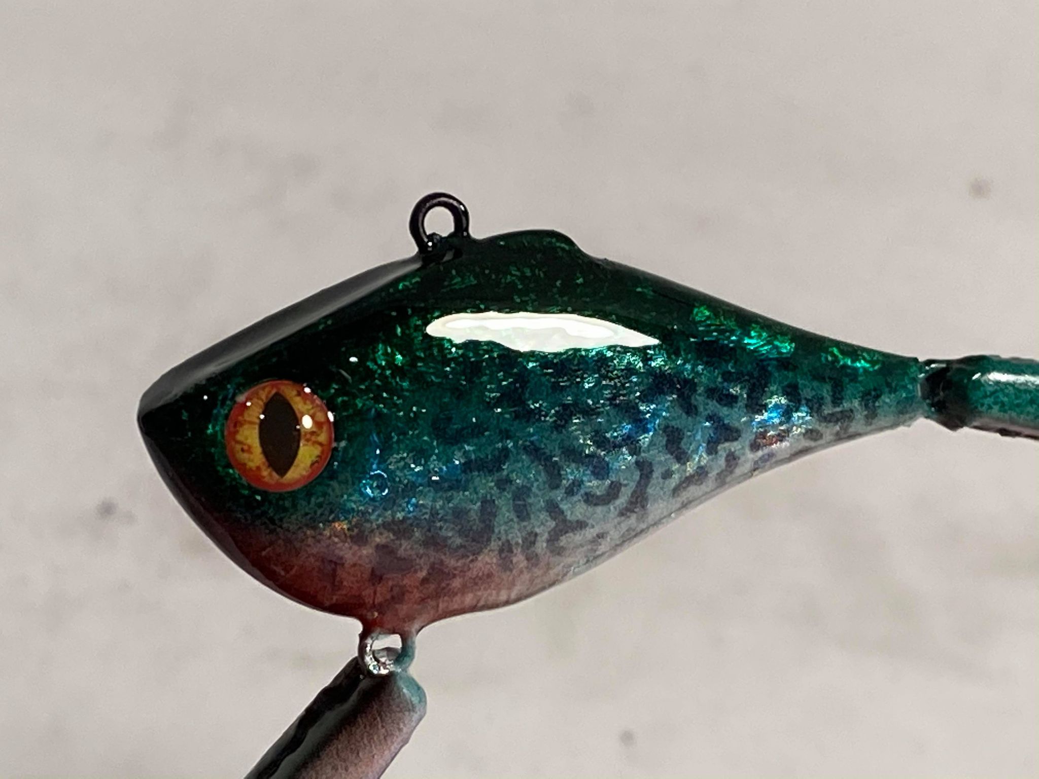 Crappie v2 Fine Detail Mesh Fishing Lure Airbrush Stencil