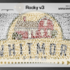 Rocky v3 Mesh Fishing Lure Airbrush Stencil