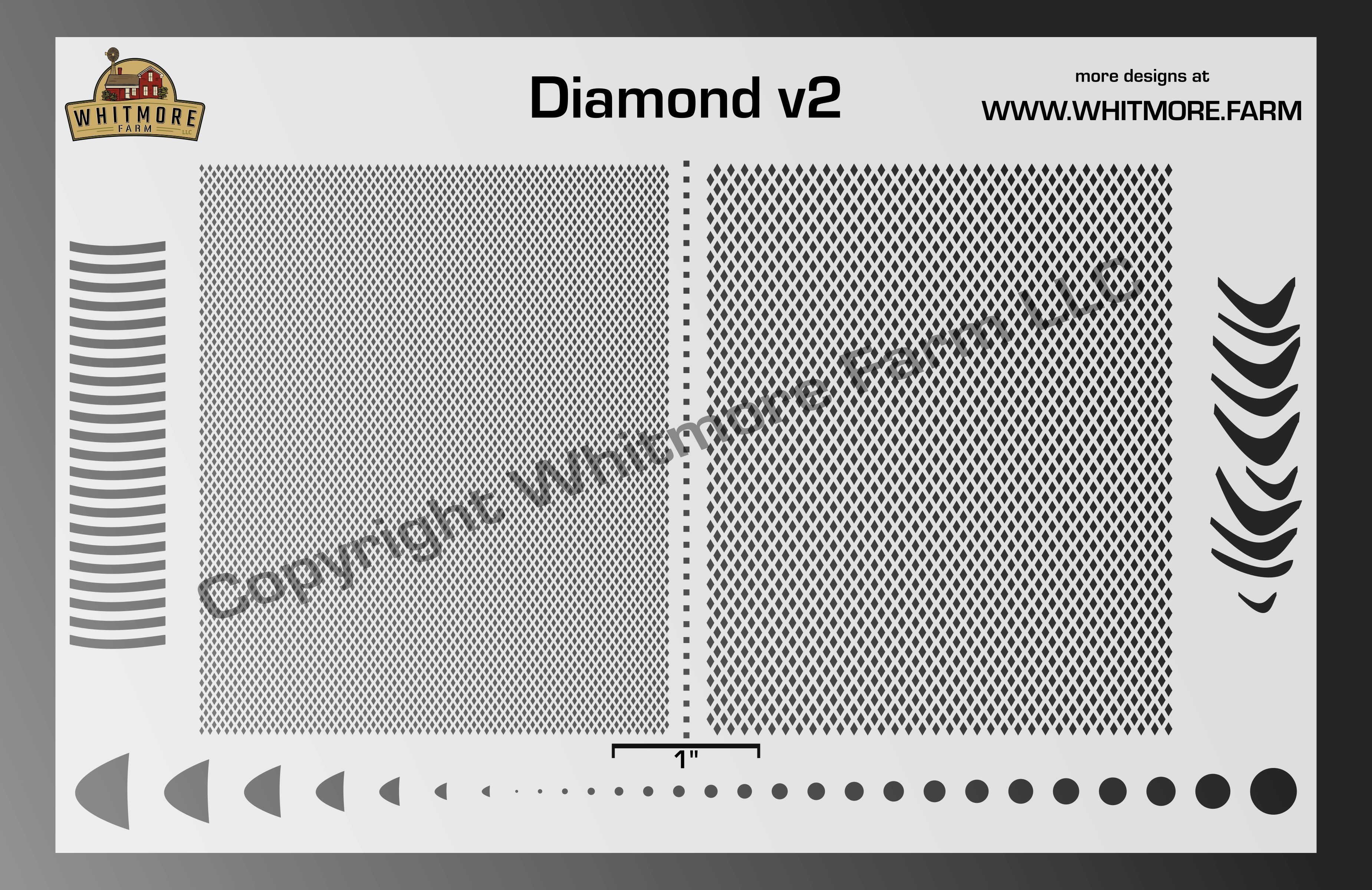 Diamond v2 Fine Detail Stencil