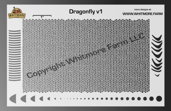 Dragonfly v1 Airbrush Stencil