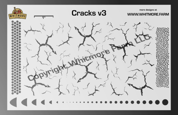Cracks v3 Mesh Stencil