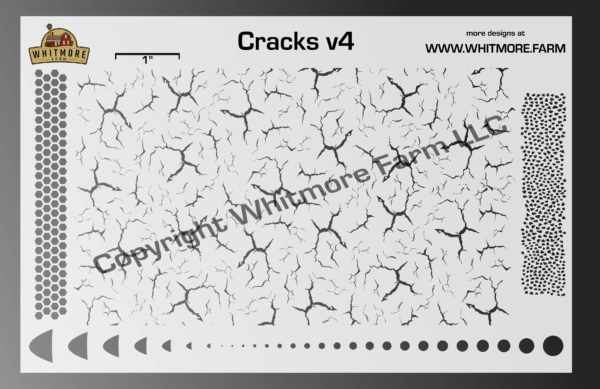 Cracks v4 Mesh Stencil