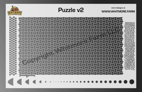 Puzzle v2 Mesh Stencil