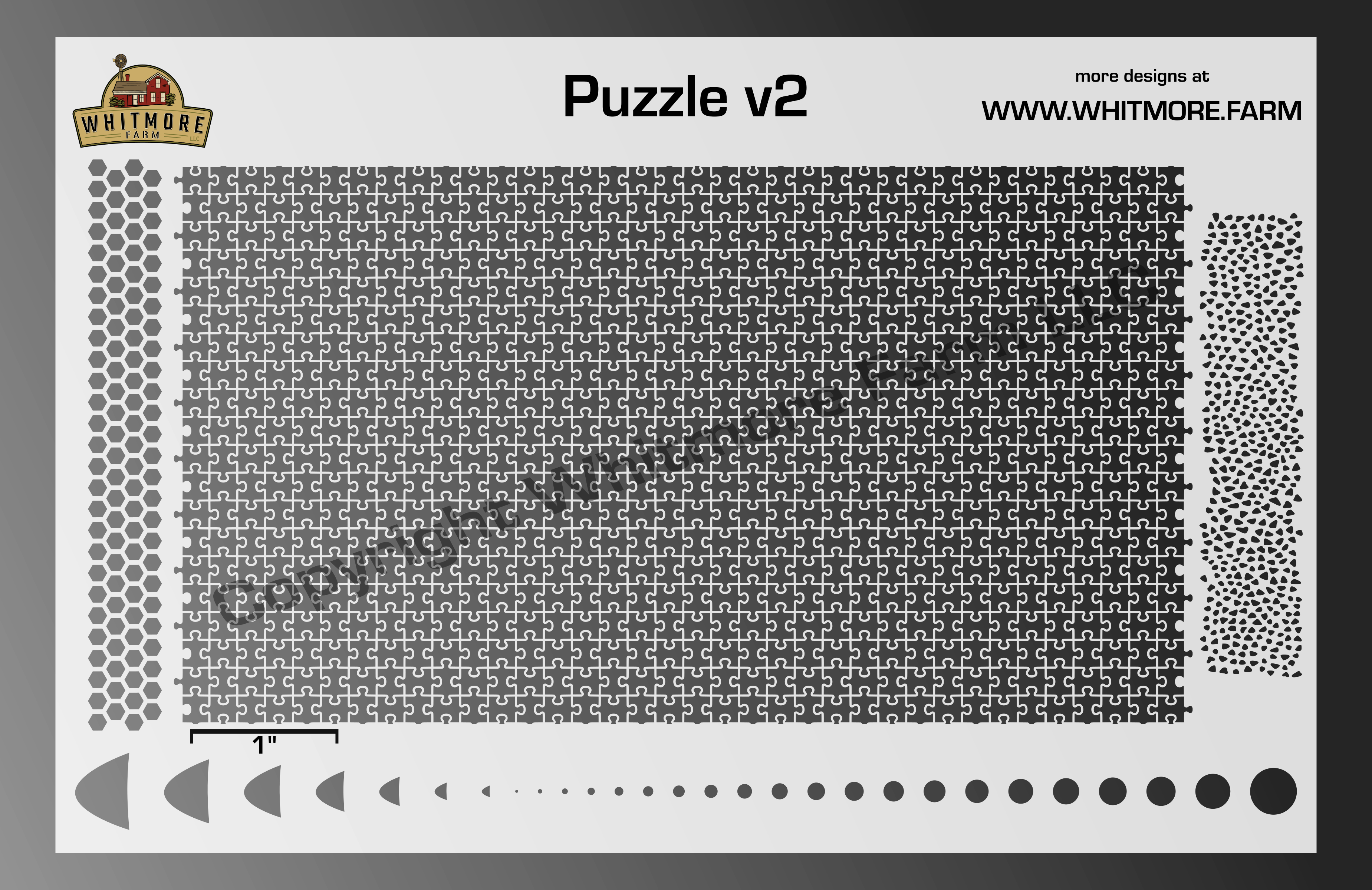 Puzzle v2 Mesh Stencil