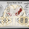 Spinner Blade Fishing Lure Airbrush Stencilv