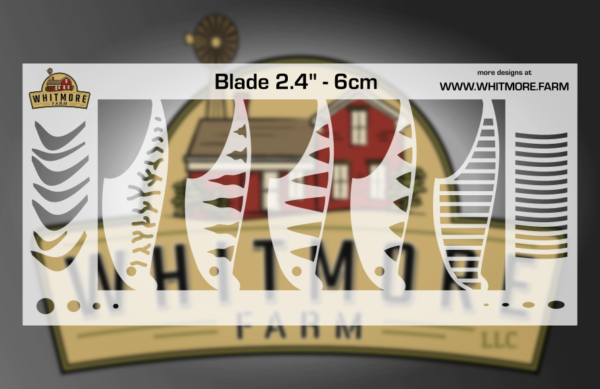 blade bait v1 6cm Airbrush Paint Stencil