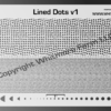 Lined Dots v1 Mesh Stencil