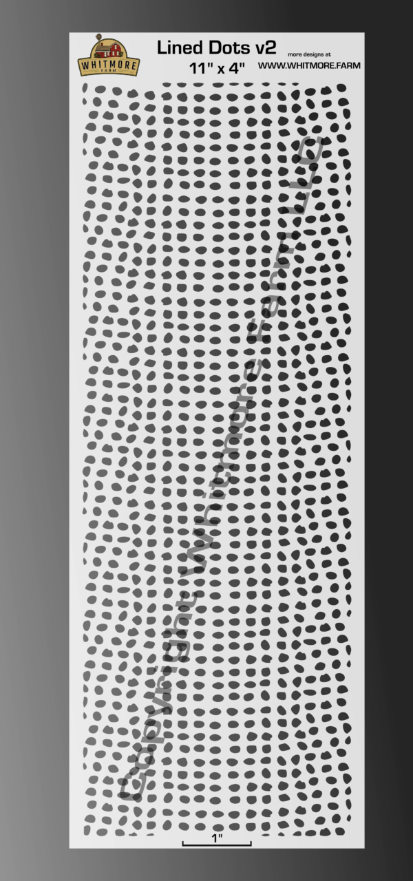 Lined Dots v2 Large Format Mesh Stencil