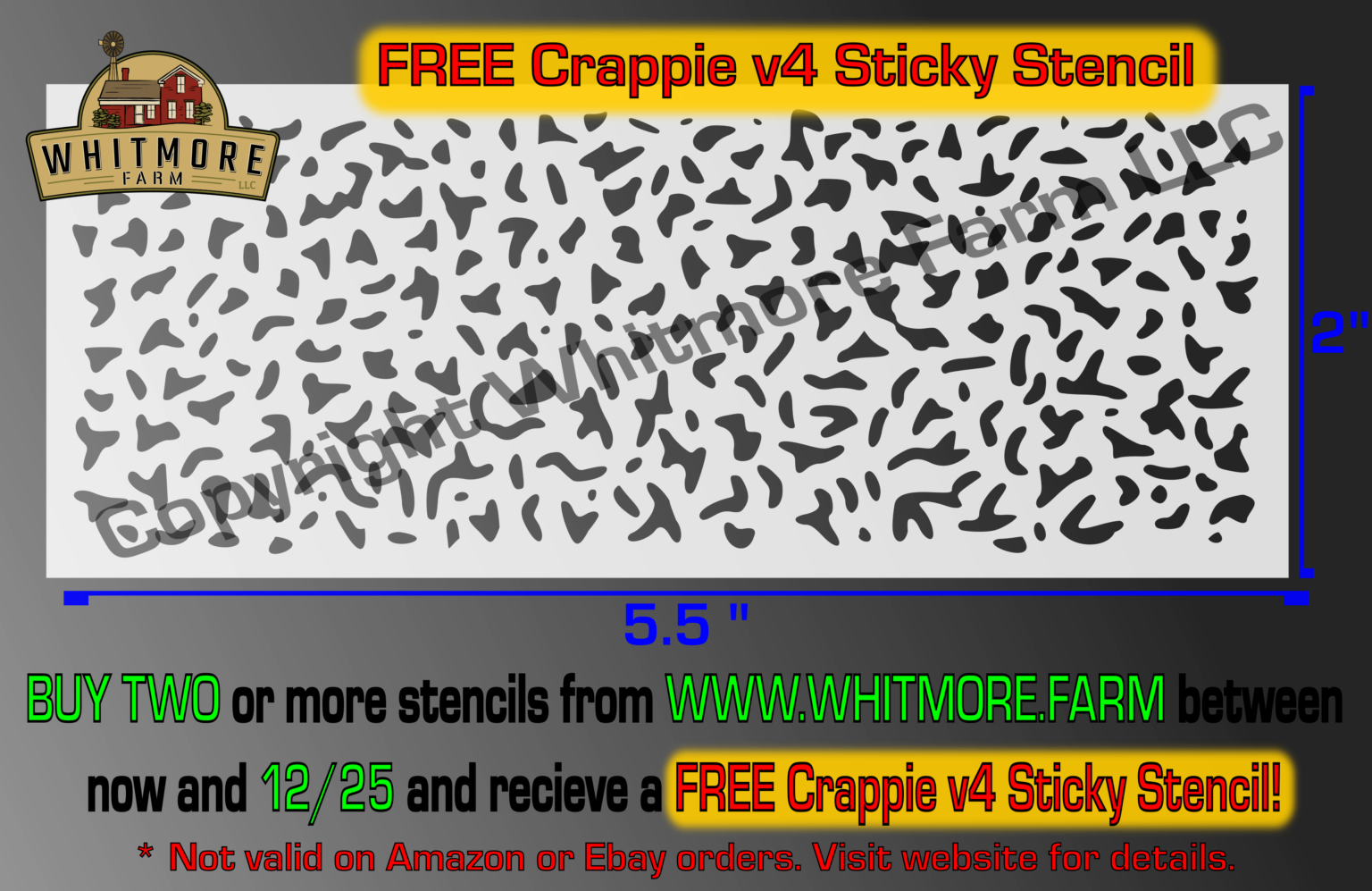 Free Airbrush Stencil Offer Whitmore Farm