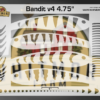 Bandit v4 Fishing Lure Airbrush Stencil