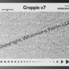 Crappie v7 Mesh fishing lure stencil