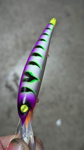 Bandit v6 Fishing Lure Airbrush Stencil