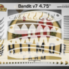 Bandit v7 Fishing Lure Airbrush Stencil