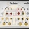 Eye Sets v1 Fishing Lure Airbrush Stencil