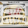 Bandit v11 Fishing Lure Airbrush Stencil
