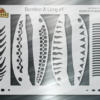 Bomber A Long Fishing Lure Airbrush Stencil