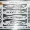 Bandit MC v1 Fishing Lure Airbrush Stencil