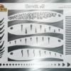Bandit v2 Fishing Lure Airbrush Stencil