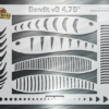 Bandit v3 Fishing Lure Airbrush Stencil