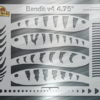 Bandit v4 Fishing Lure Airbrush Stencil