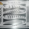 Bandit v5 Fishing Lure Airbrush Stencil