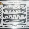 Bandit v7 Fishing Lure Airbrush Stencil