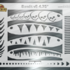 Bandit v8 Fishing Lure Airbrush Stencil