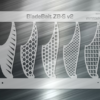 Blade Bait v2 Fishing Lure Airbrush Stencil - 2" ZB-S ( 2 pack )