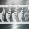 Blade Bait v1 Fishing Lure Airbrush Stencil - 2.4" - ZB-M