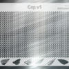 Capsule v1 Mesh Fishing Lure Airbrush Stencil
