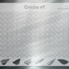 Cracks v1 Mesh Fishing Lure Airbrush Stencil