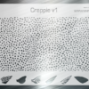 Crappie v1 Mesh Fishing Lure Airbrush Stencil