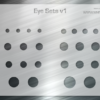 Eye Sets v1 Fishing Lure Airbrush Stencil