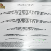 Mackerel v1 Fishing Lure Airbrush Stencil
