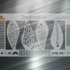 Squarebill Fishing Lure Airbrush Stencil v3