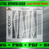Jerkbait Airbrush Fishing Lure Stencils SVG DXF PDF | Custom Crankbait Baits Laser Cut Files | Painting Template Digital Download