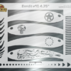Bandit v10 Fishing Lure Airbrush Stencil