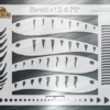 Bandit v13 Fishing Lure Airbrush Stencil